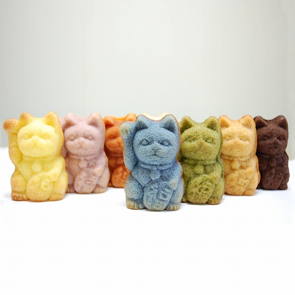 岐阜のお菓子:招き猫マドレーヌギフトセット